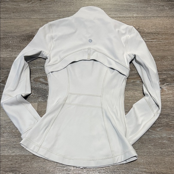 Lululemon Athletica White Zip-Up Sweatshirt - Picture 2 of 5